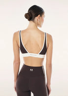 P.E Nation - Vibe Sports Bra (Coffee/Whisper White) P.E Nation