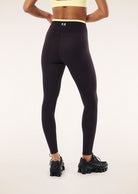 P.E Nation - Vita Full Length Leggings (Black Bean/Soft Yellow) P.E Nation