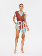 (Pre-Order) Kivari - Enzo Playsuit (Maroon) Kivari