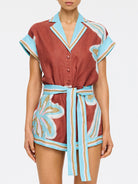 (Pre-Order) Kivari - Enzo Playsuit (Maroon) Kivari