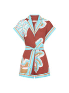 (Pre-Order) Kivari - Enzo Playsuit (Maroon) Kivari