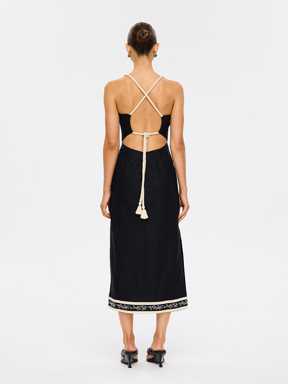 Kivari - Zaria Midi Dress (Black) Kivari