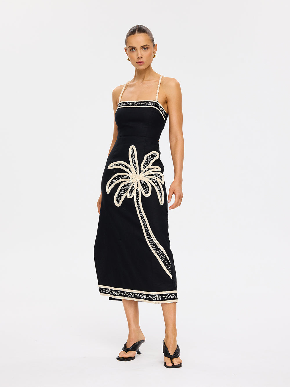 Kivari - Zaria Midi Dress (Black) Kivari