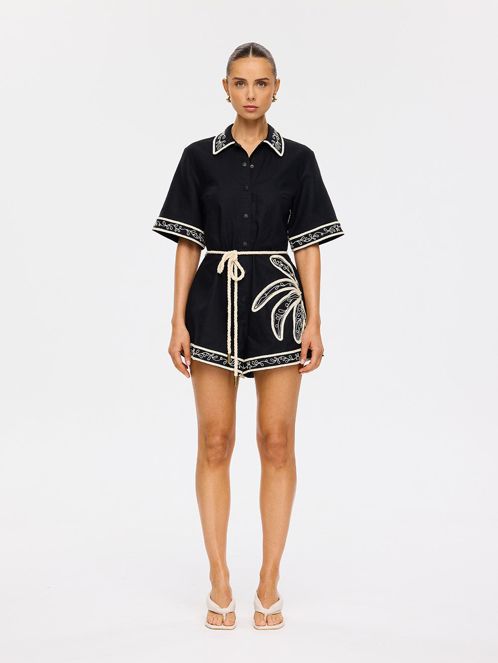 Kivari - Zaria Playsuit (Black) Kivari