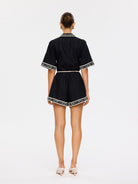 Kivari - Zaria Playsuit (Black) Kivari