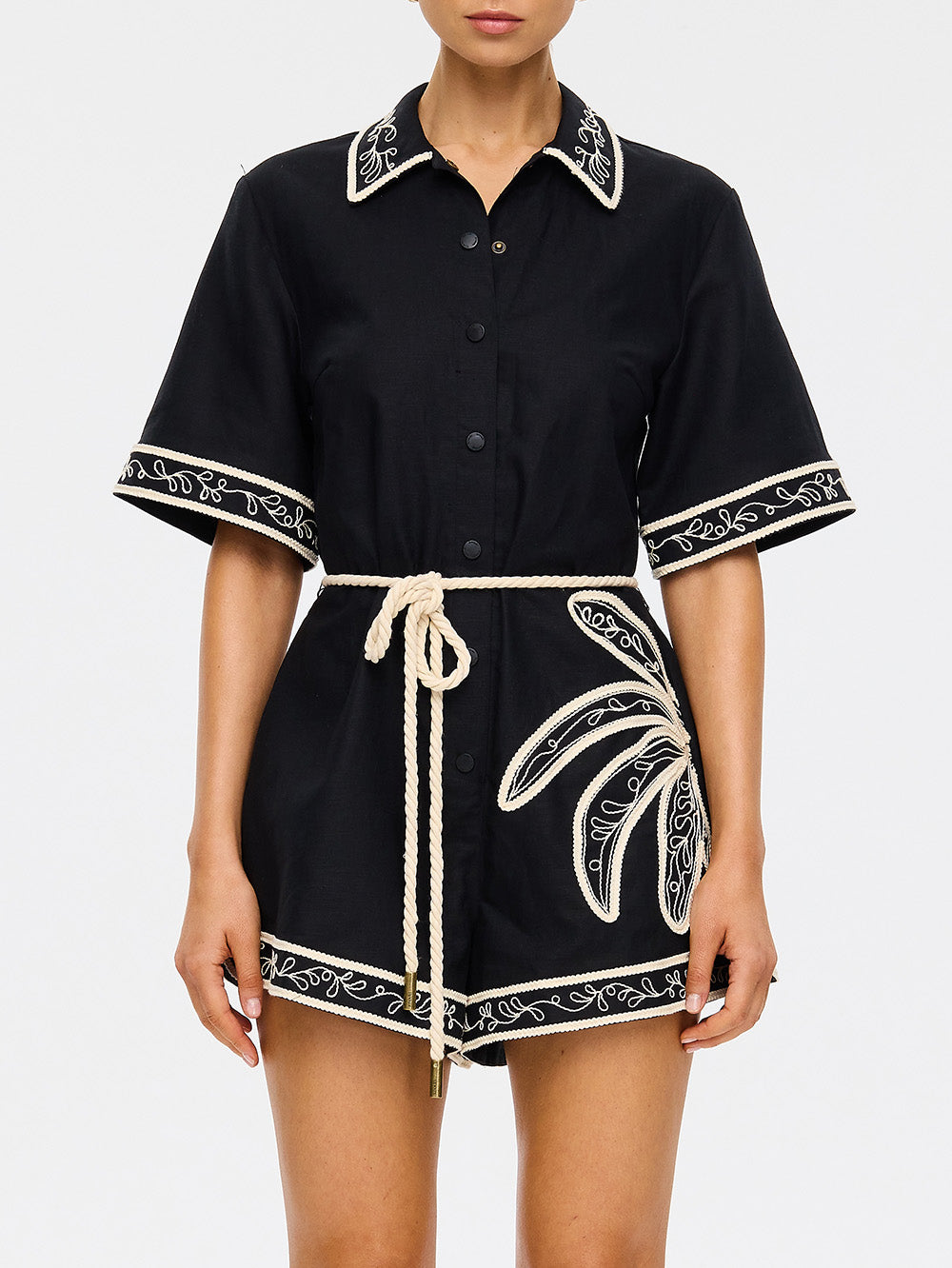 Kivari - Zaria Playsuit (Black) Kivari