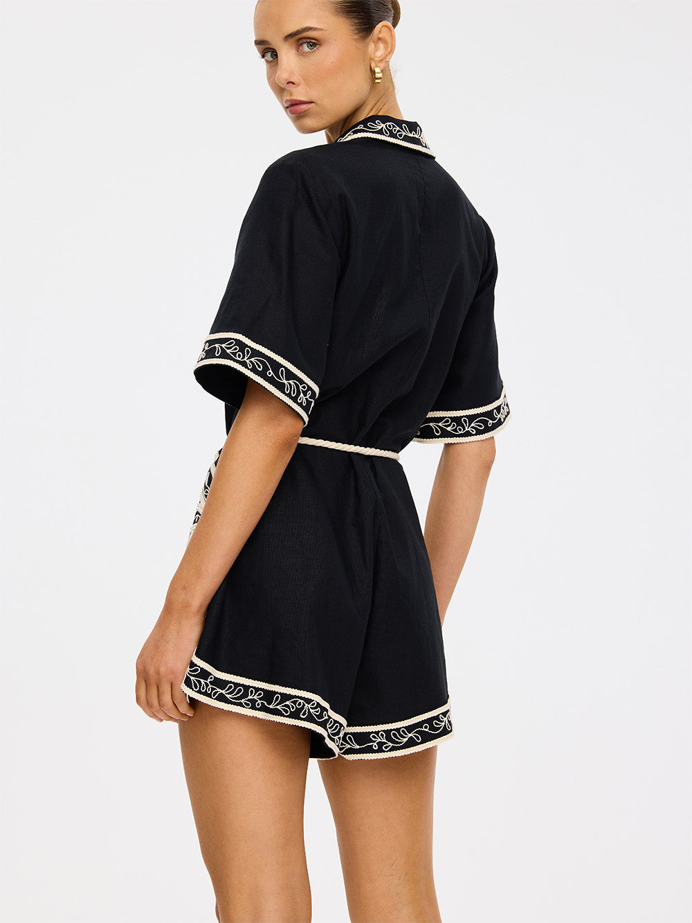 Kivari - Zaria Playsuit (Black) Kivari