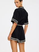 Kivari - Zaria Playsuit (Black) Kivari