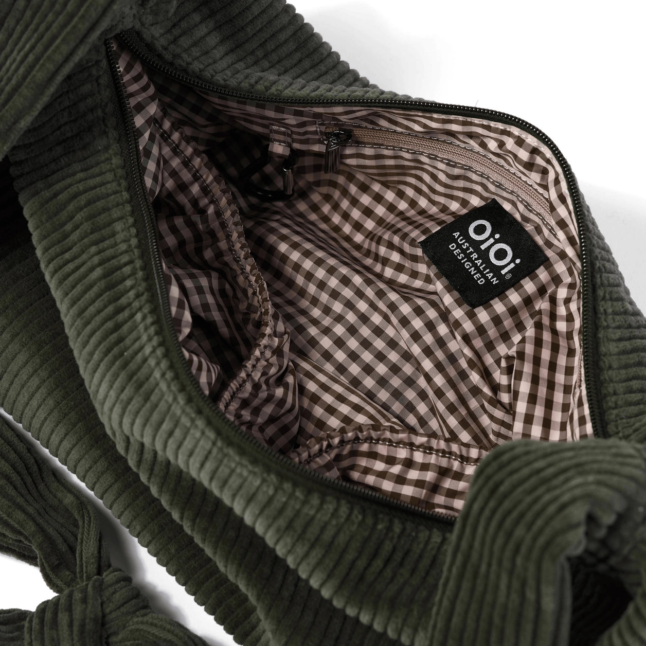 OiOi - Luna Crossbody (Moss Green Corduroy) OiOi