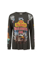 Spell - Pajarito Long Sleeve Tee (Charcoal Grey) Spell
