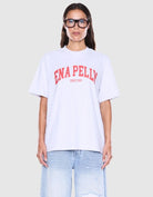 Ena Pelly - Sophia Relaxed Tee (White Marle) Ena Pelly