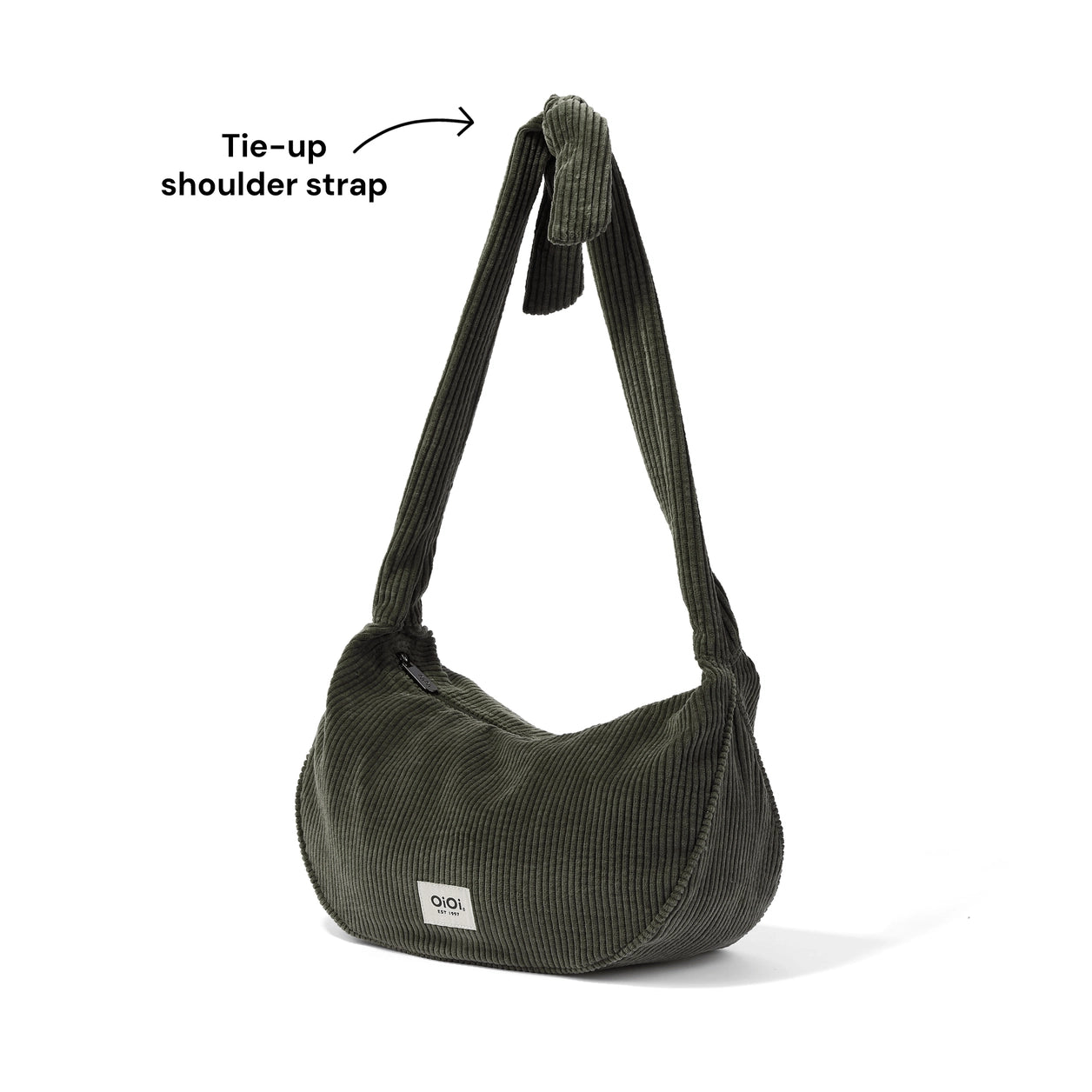 OiOi - Luna Crossbody (Moss Green Corduroy) OiOi