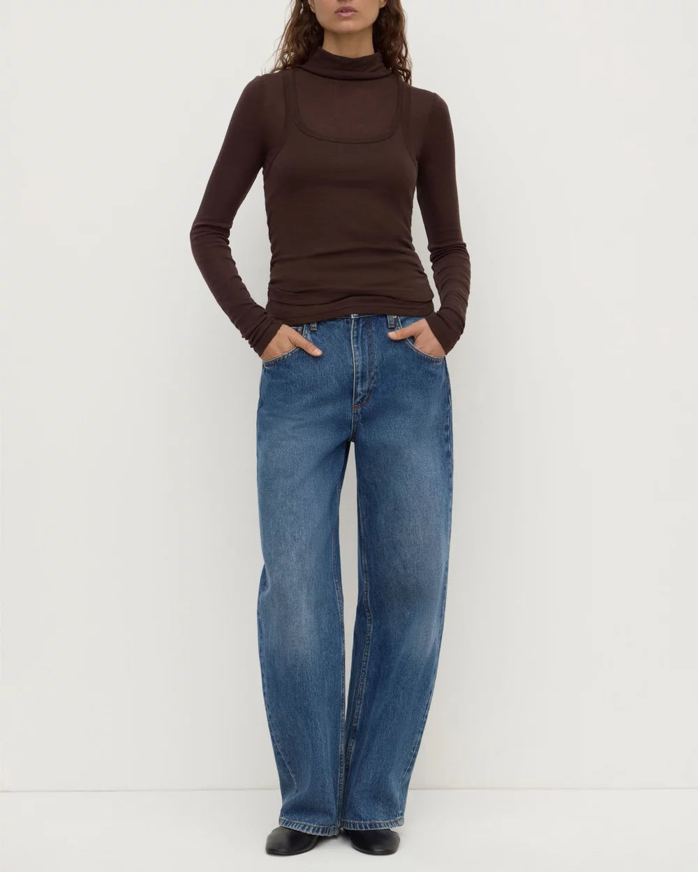 Assemebly Label - Nora Merino Wool Layered Turtleneck (Ganache) Assembly Label