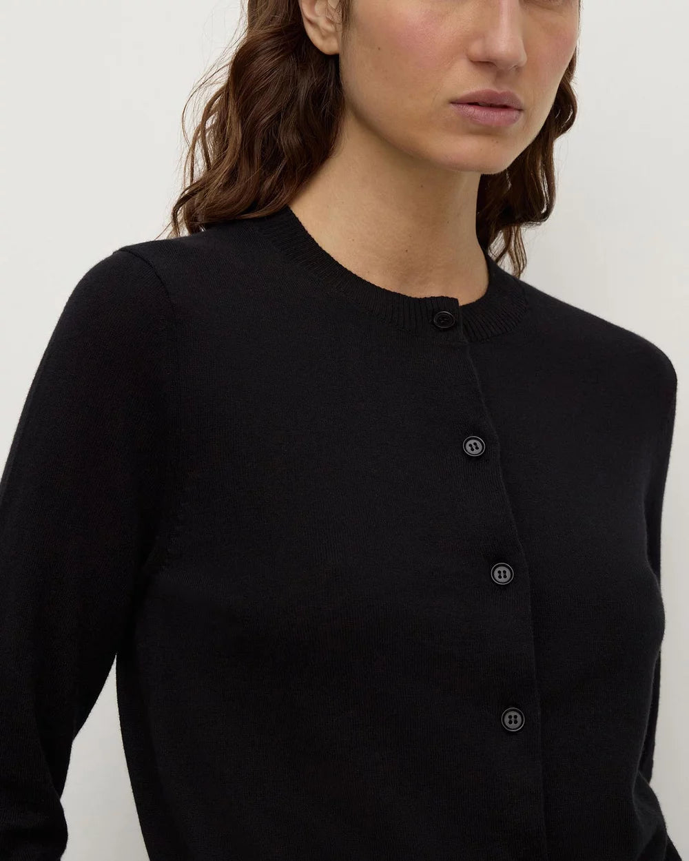 Assembly Label - Orina Cotton Cashmere Cardigan (Black) Assembly Label