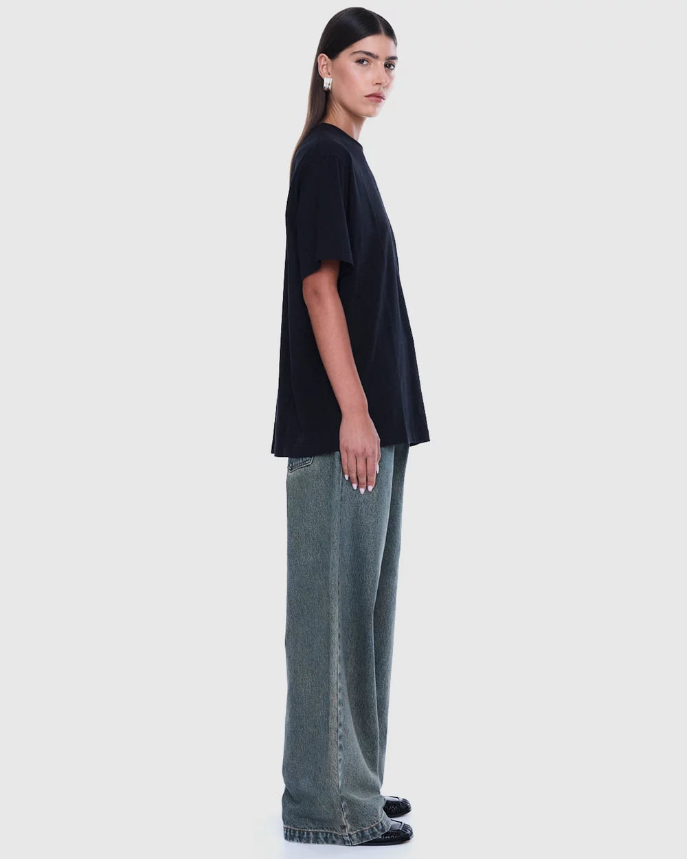 Ena Pelly - Ivy Relaxed Tee (Black) Ena Pelly