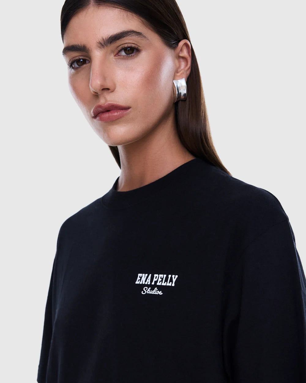 Ena Pelly - Ivy Relaxed Tee (Black) Ena Pelly