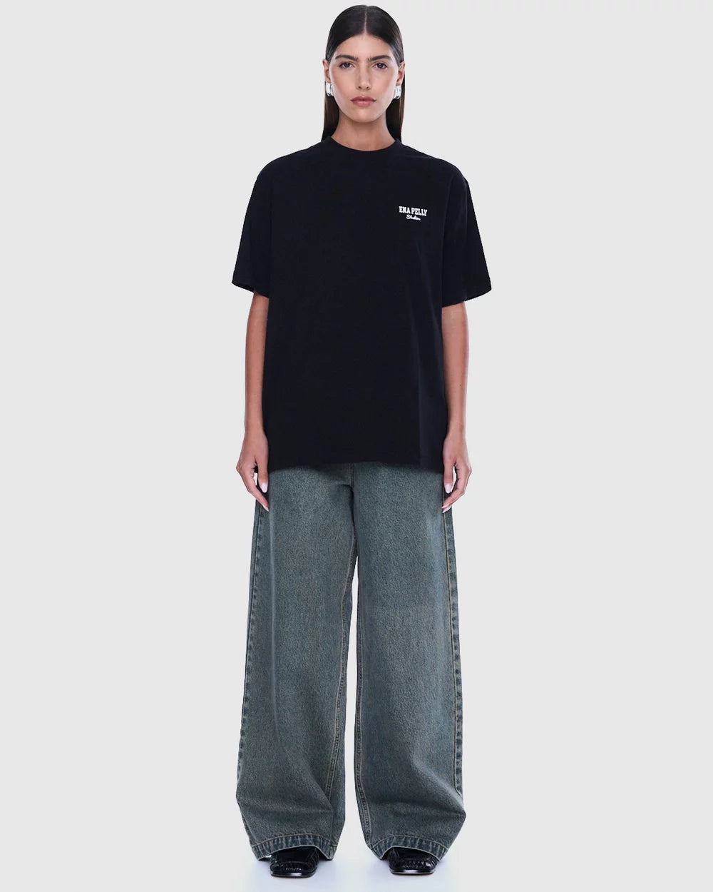 Ena Pelly - Ivy Relaxed Tee (Black) Ena Pelly