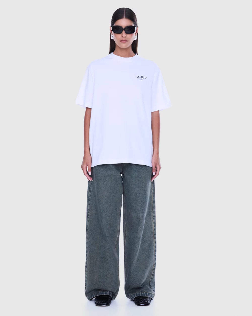 Ena Pelly - Ivy Relaxed Tee (White) Ena Pelly