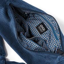 OiOi - Luna Crossbody (Ocean Blue Corduroy) OiOi