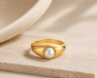 Ivy 18K Gold Plated Ring Dear Blackbird Boutique