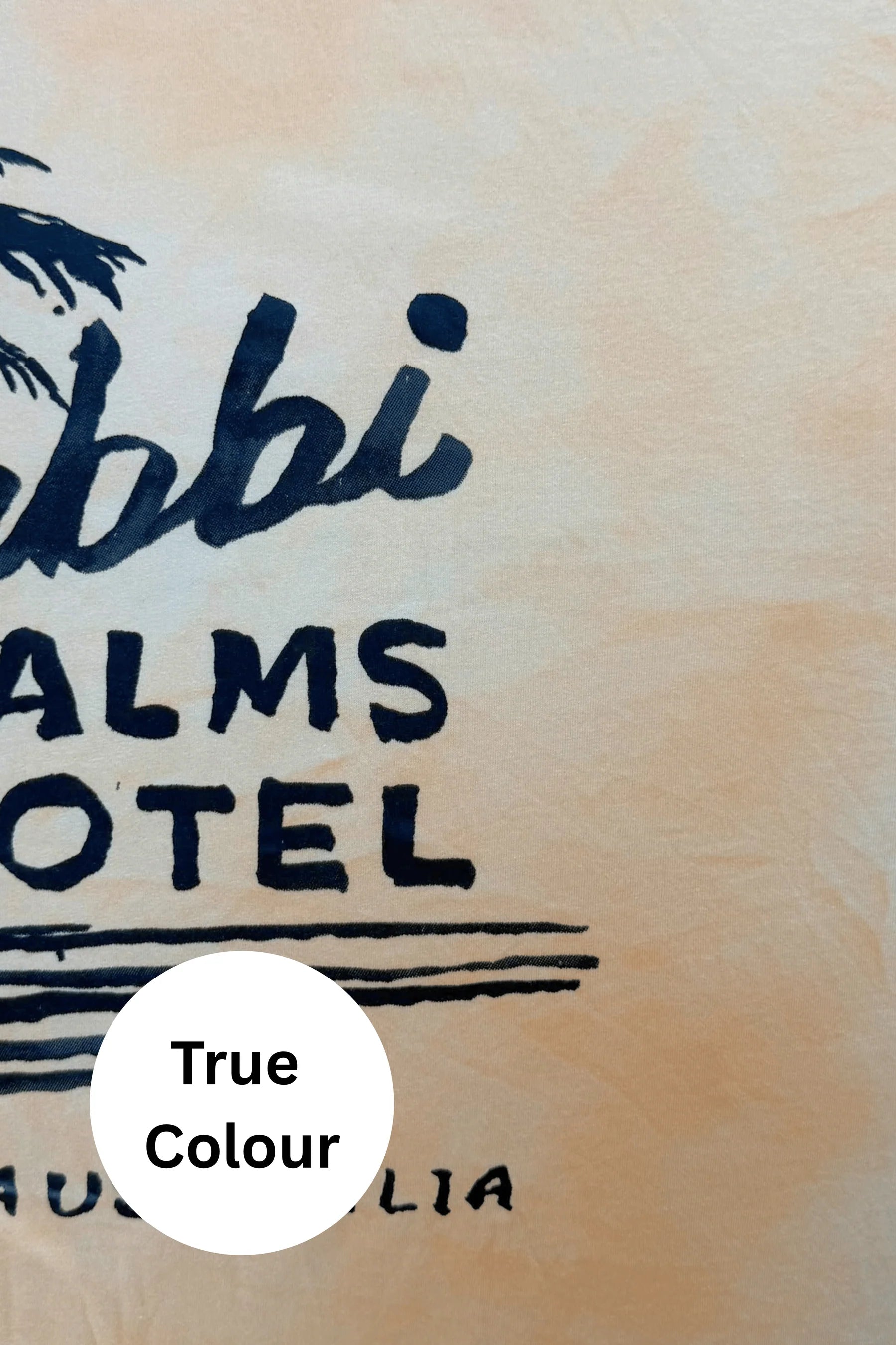 Sabbi - The Palms Hotel Long Sleeve Tee (Pastel Peach) Sabbi