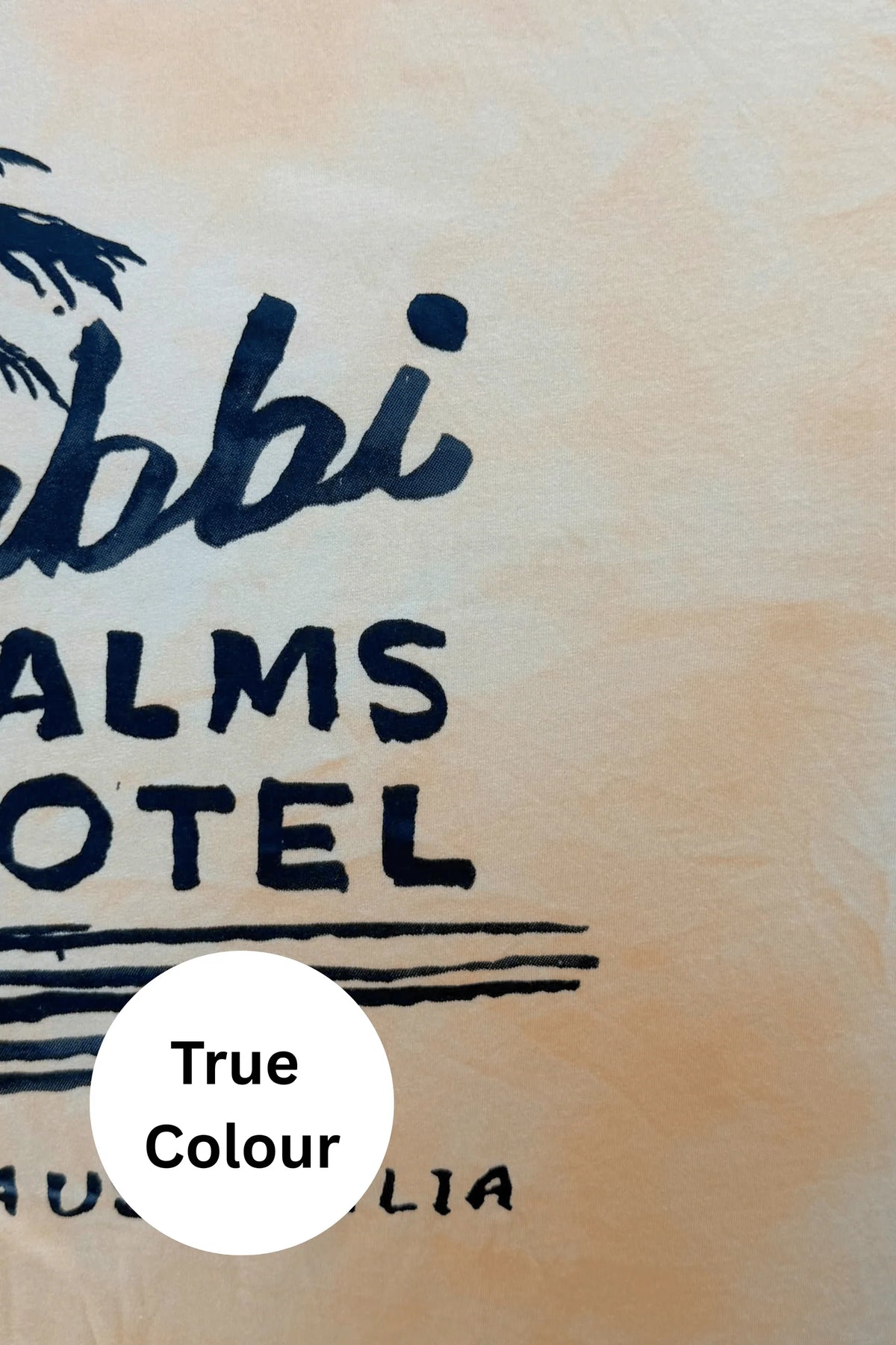 Sabbi - The Palms Hotel Long Sleeve Tee (Pastel Peach) Sabbi