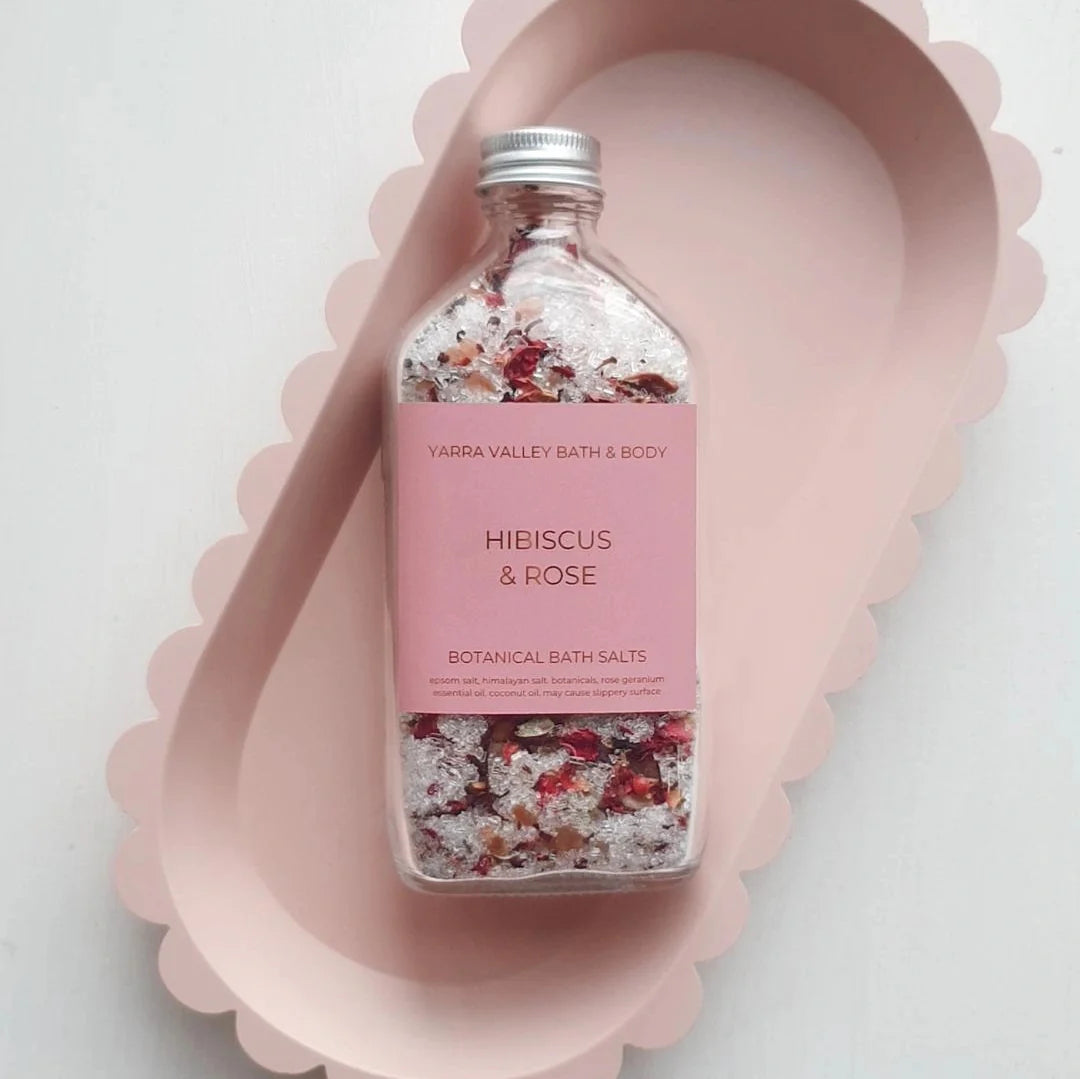 Yarra Valley Bath & Body - Hibiscus & Rose Bath Soak Bottle Yarra Valley Bath & Body