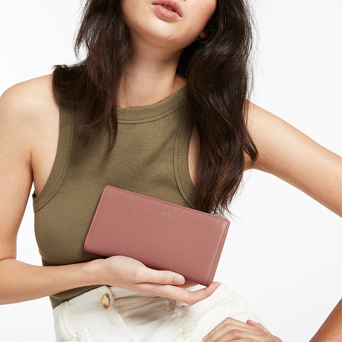 Status Anxiety Old Flame Wallet - Dusty Rose Status Anxiety