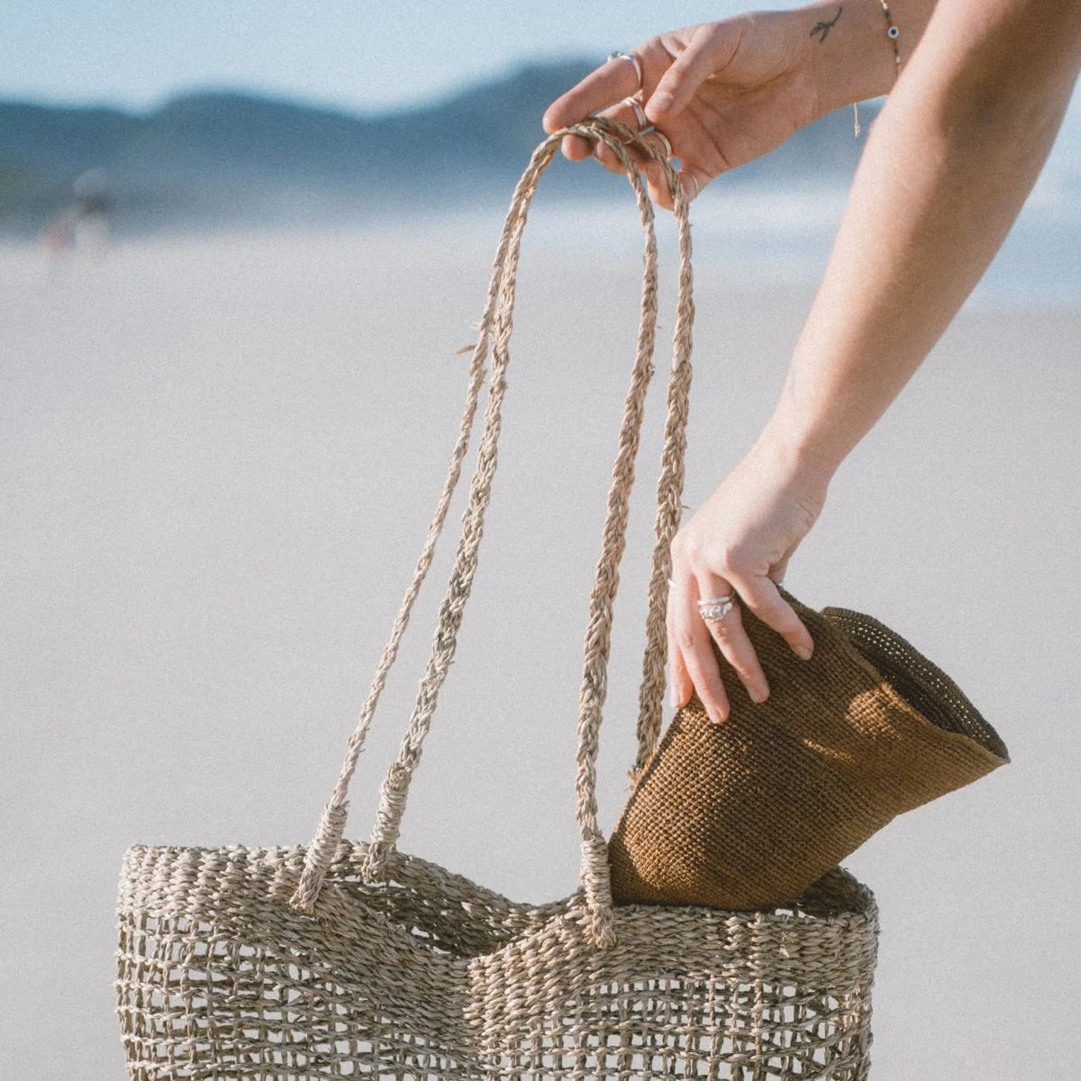 Will & Bear - Sunny Brown Crushable Straw Hat Will + Bear