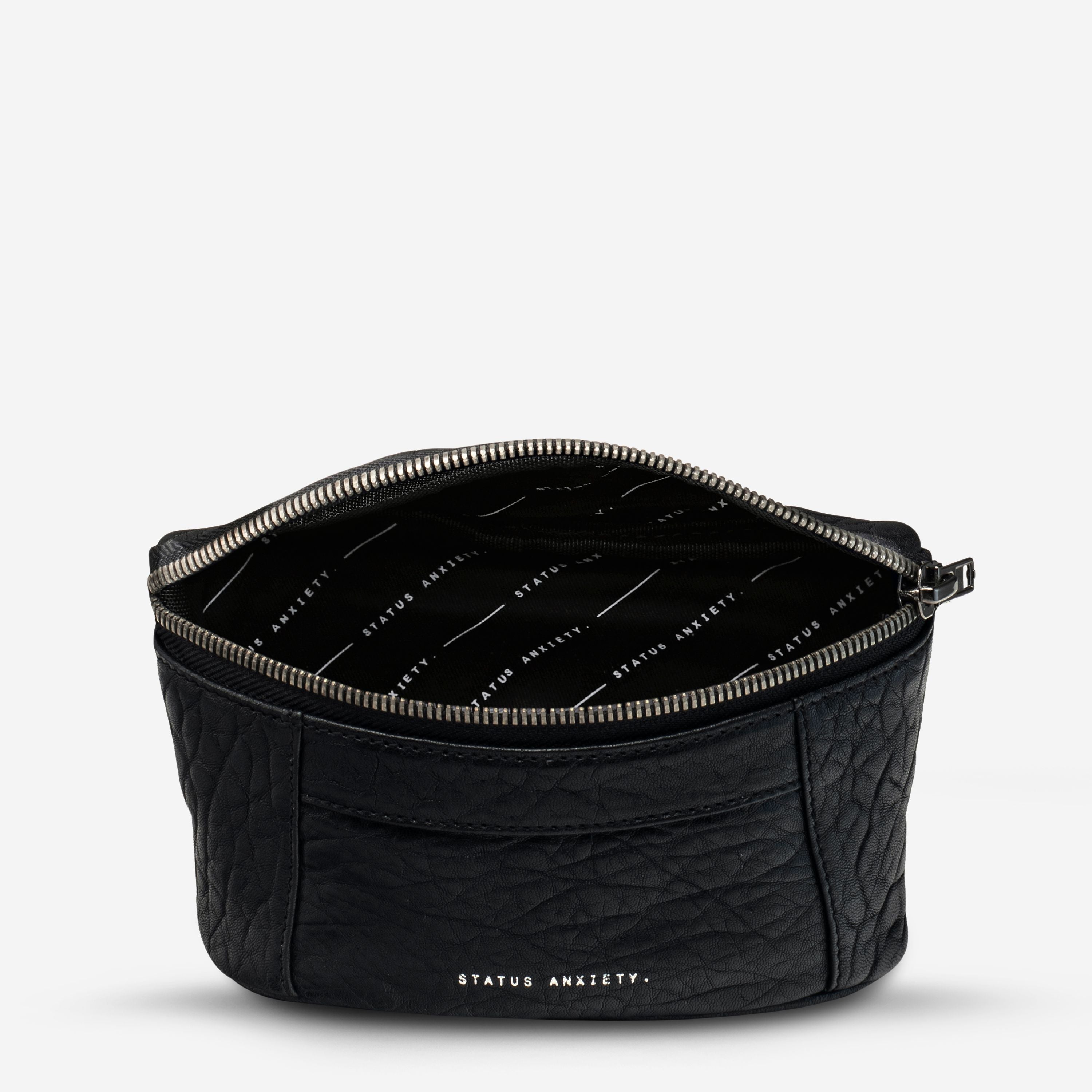 Status Anxiety Best Lies Bum Bag - Black Bubble Status Anxiety