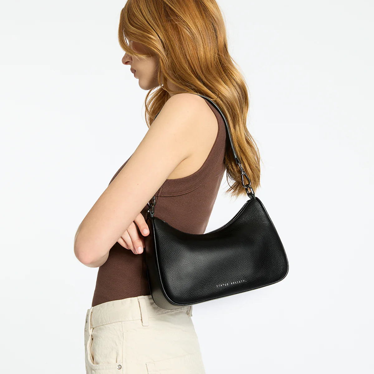 Status Anxiety - Look Both Ways Bag (Black) Status Anxiety