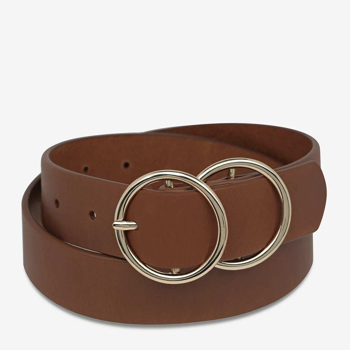 Status Anxiety Mislaid Belt - Tan/Gold Status Anxiety