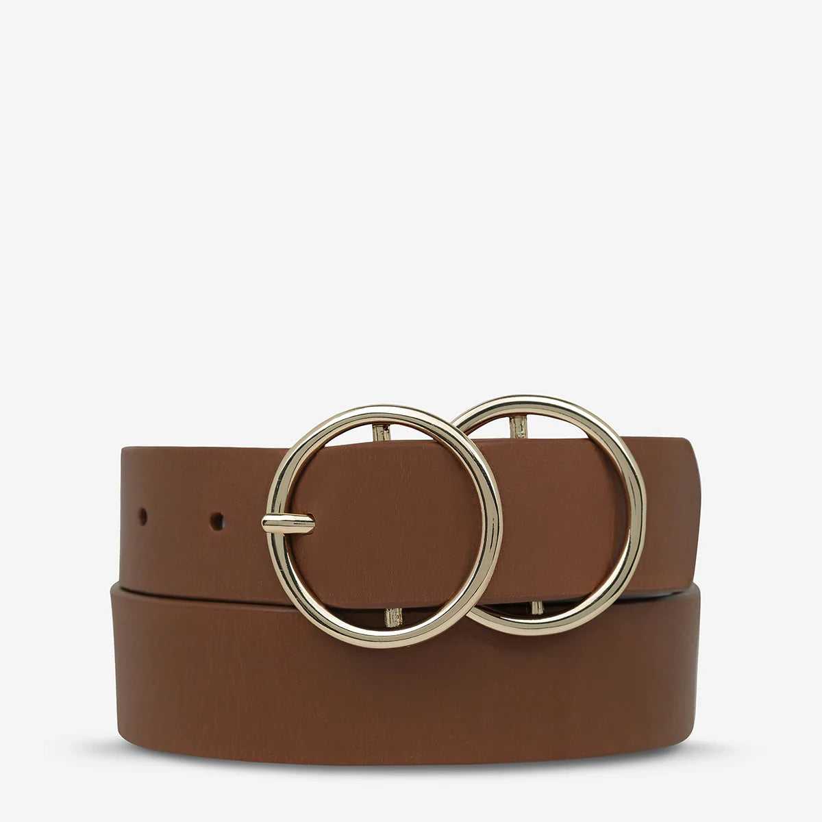 Status Anxiety Mislaid Belt - Tan/Gold Status Anxiety