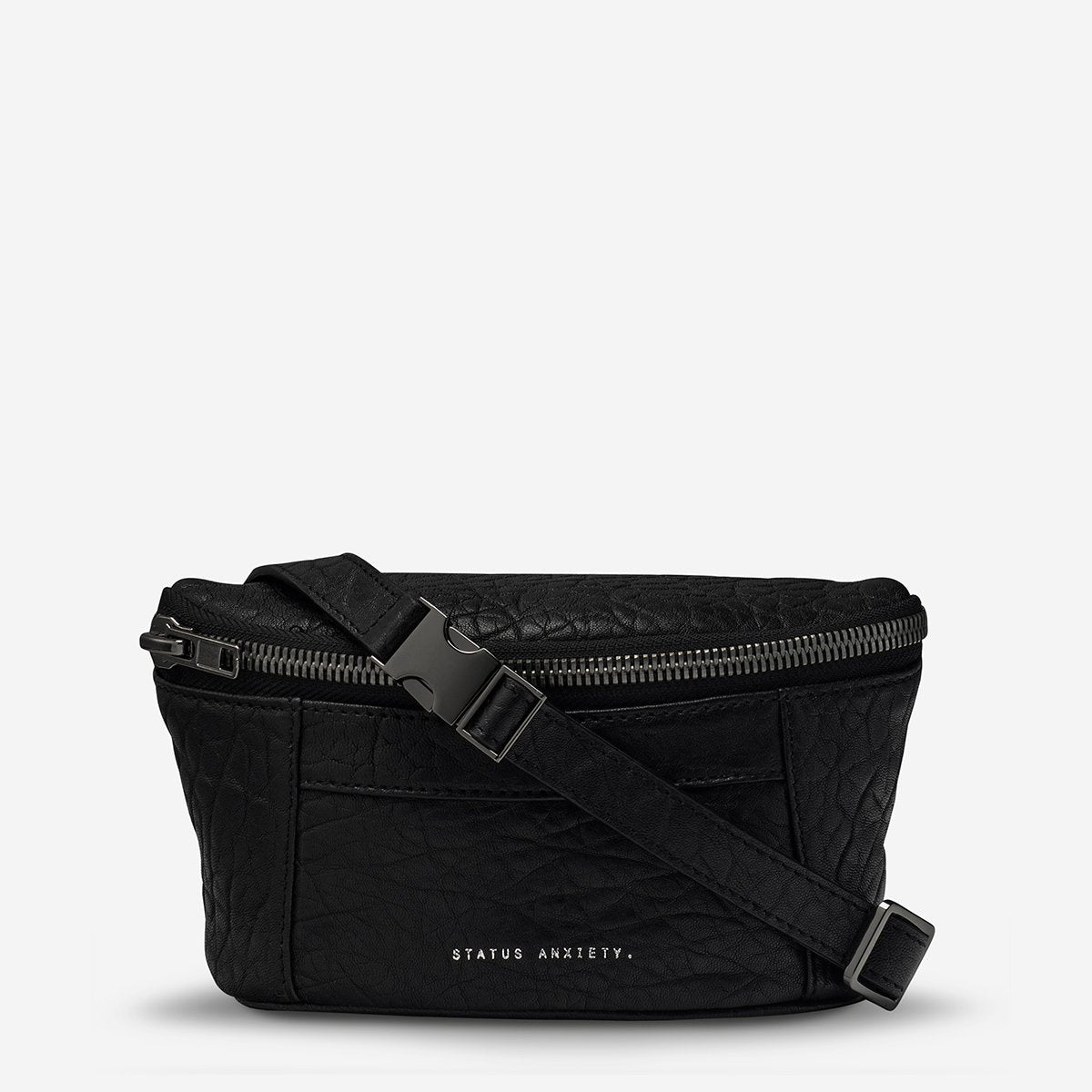 Status Anxiety Best Lies Bum Bag - Black Bubble Status Anxiety