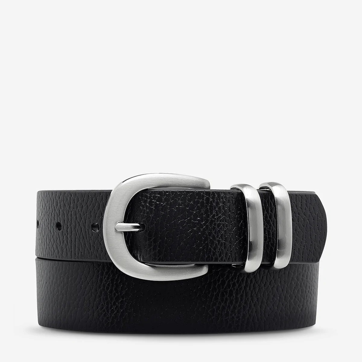 Status Anxiety - Let It Be Belt (Black/Silver) Status Anxiety